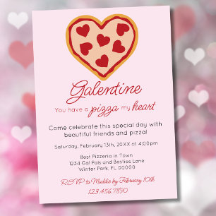 Schattige meidengroep Galentine's Day Valentijnsda Kaart