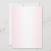 Schattige Meisje Baby Beer Piloot Roze Vliegtuig M Kaart (Achterkant)