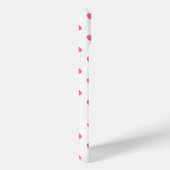 Schattige Meisje Gepersonaliseerd Monogram Roze Ha Case-Mate iPhone Case (Achterkant / Rechts)