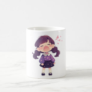 Schattige Meisje Graphic Coffee Mok Perfect Gift v