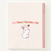 Schattige meisje 💗🌷 notitieboek (Achterkant)