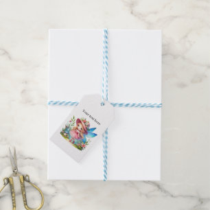 Schattige meisjes feeën liefhebbers aanpasbaar  cadeaulabel