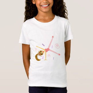 Schattige meisjes Gymnastiek T-Shirt