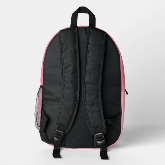 Schattige Meisjes  Roze Monogram Bedrukte Rugzak (Achterkant)