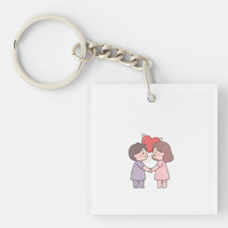 schattige meisjes sleutelhanger