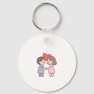 schattige meisjes sleutelhanger