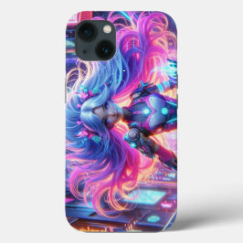 Schattige meisjesontwerp iPhone 13 hoesje