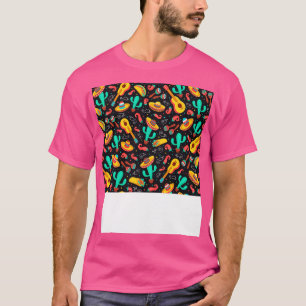 Schattige Mexicaans gezichtsmasker T-shirt