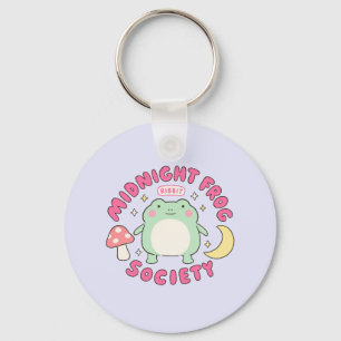 Schattige Middernacht Kikker Vereniging Kawaii Pas Sleutelhanger