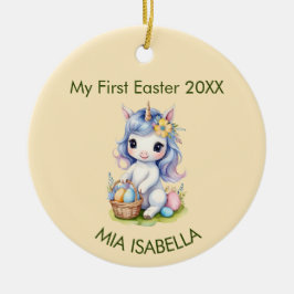 Schattige Mijn Eerste Paaseenhoorn Baby Keramische Keramisch Ornament