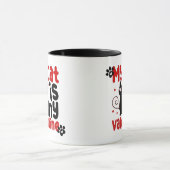 Schattige "Mijn kat is mijn Valentijn" Mok (Midden)