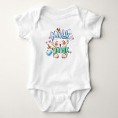 Schattige "Milk Drink" Grappig Romper (Voorkant)