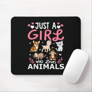 Schattige Minimalistische Kat Illustratie Grappige Muismat