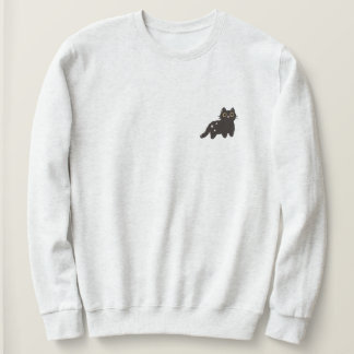 Schattige Minimalistische Spoky Coquette Halloween Trui