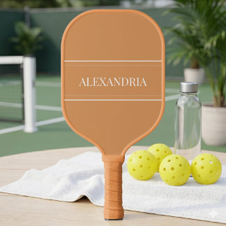 Schattige Minimalistische Tane Streep Moderne Eenv Pickleball Paddle