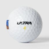 Schattige "Missy Giraffe" Golfballen (Logo)