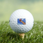 Schattige "Missy Giraffe" Golfballen (Insitu Shirt)