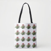 SCHATTIGE **MISTLETOE** TAS MET RODE RUG (Voorkant)