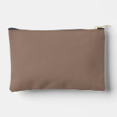 Schattige Mocha White Script Typografie Monogram Etui (Achterkant)