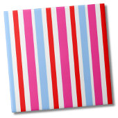 Schattige Modern Bright Stripe Pattern Tegeltje