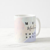 Schattige Modern Mum Statement Gepersonaliseerd Mo Koffiemok (Voorkant rechts)