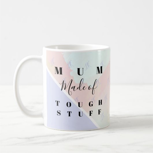 Schattige Modern Mum Statement Gepersonaliseerd Mo Koffiemok (Links)