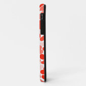 Schattige modern rood hartpatroon Case-Mate iPhone case (Achterkant/links)