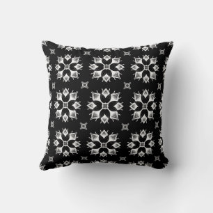 Schattige Modern Stijlvol Zwart & Wit Mandala Patr Kussen