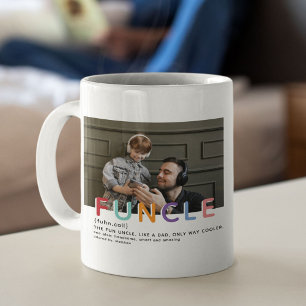 Schattige Moderne Funcle-Tyopgrafie Foto Koffiemok
