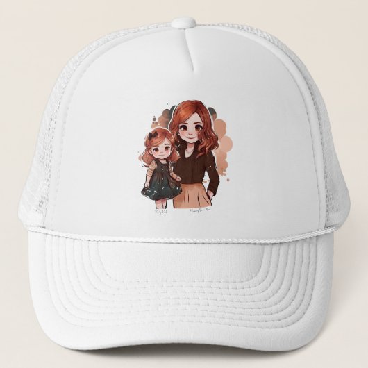 Schattige moeder en dochter Bond (2) Trucker Pet