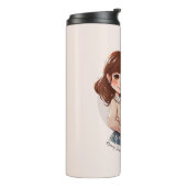 Schattige moeder en dochter Bond (4) Thermosbeker (Gedraaid links)