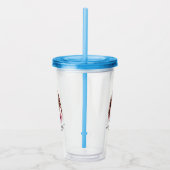 Schattige moeder en dochter Bond (8) Acryl Drinkbeker (Rechts)