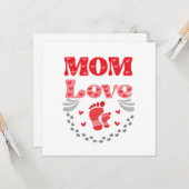 Schattige Moeder Liefde Kaart (Voorkant / Achterkant in situ)