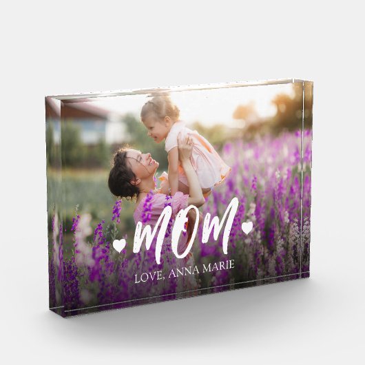 Schattige Moeder Quote Typografie Script Fotoblokken (Links)