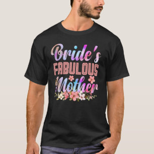 Schattige moeder van de bruid vrijgezellenfeest br t-shirt