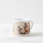 Schattige Mok Louis Wain Cat Catastrophe Expresso (Voorkant rechts)