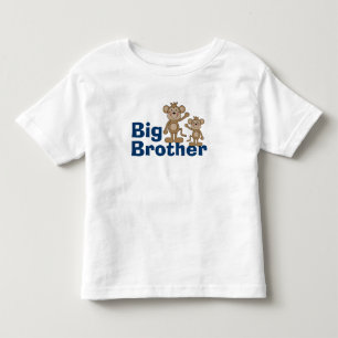 Schattige Monkey Big Brother Kinder Shirts