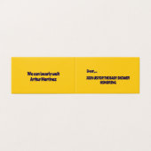 Schattige Monkey Theme Boy Baby shower Kaart (Buitenkant ongevouwen)