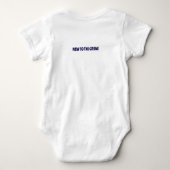 Schattige Monkey Theme Boy Baby shower Romper (Achterkant)