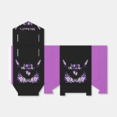 Schattige Monogram Baby shower Bedankdoosjes (Uitgevouwen)