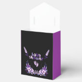 Schattige Monogram Baby shower Bedankdoosjes (Geopend)