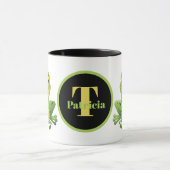 Schattige monogram kikkerliefhebbers mok (Midden)