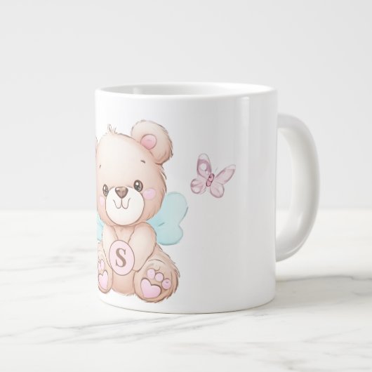 Schattige monogram Mok (Voorkant rechts)