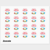 Schattige Monster Party Favor Stickers (Vel)