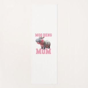 Schattige MOO DENG MOM Baby Hippo Mama Schattigee Yogamat