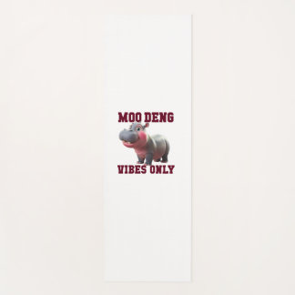 Schattige MOO DENG VIBES ONLY Goede Baby Hippo Vib Yogamat
