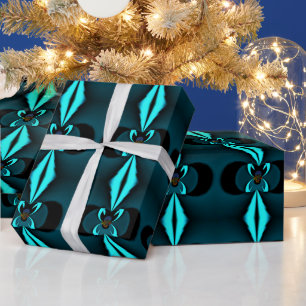 Schattige mooi en mooi blauw schild geweldig ontwe cadeaupapier