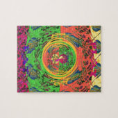 Schattige mooi & mooi bloemenmotief Art Print Desi Legpuzzel (Horizontaal)