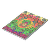 Schattige mooi & mooi bloemenmotief Art Print Desi Notitieblok (Gedraaid)