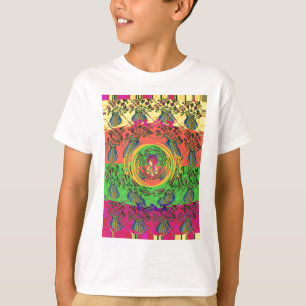 Schattige mooi & mooi bloemenmotief Art Print Desi T-shirt
